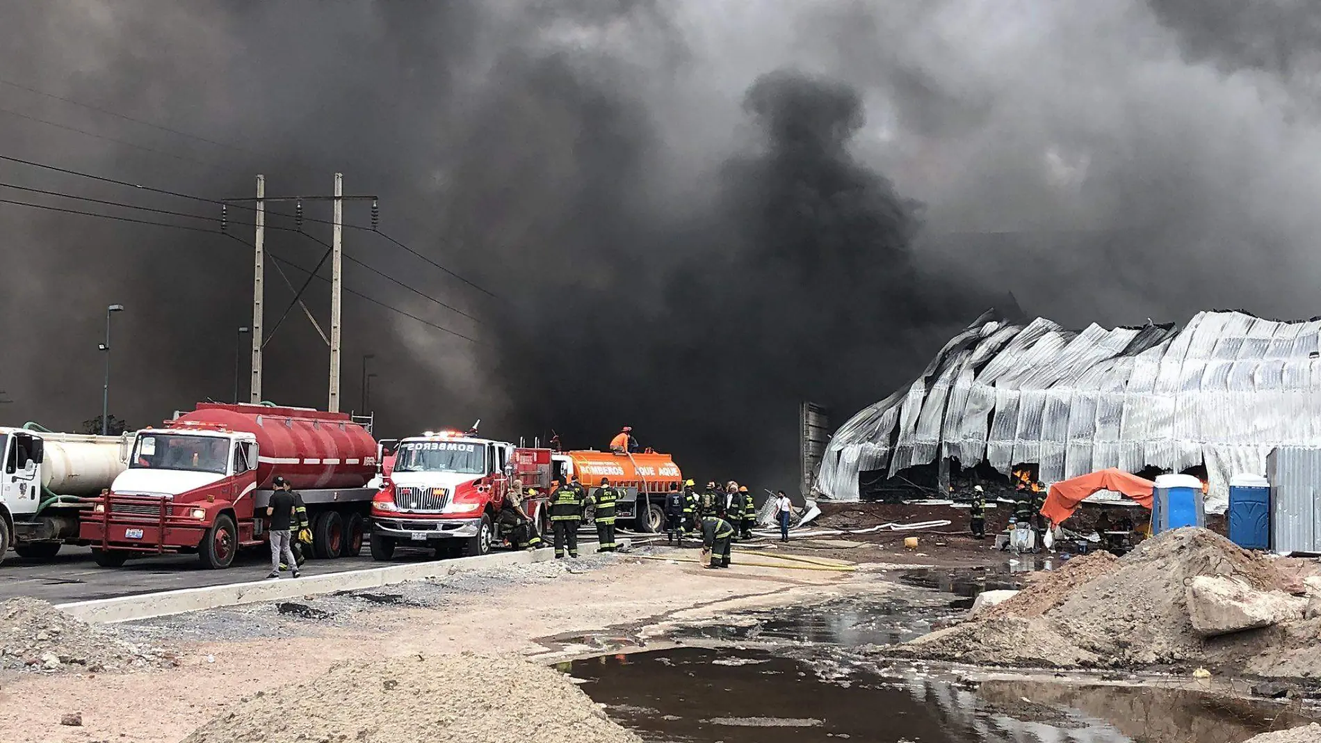 Incendio bodega en Tlaquepaque